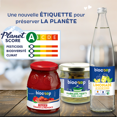 Le Planet-score se concrétise chez Biocoop ! Le Planet-score se concrétise chez Biocoop !